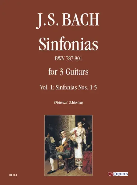 Bach Sinfonias BWV 787-801 for 3 Guitars, Vol. 1