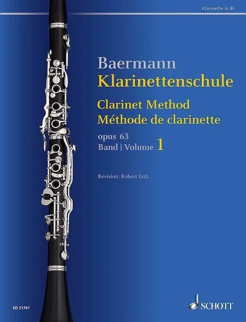 Baermann: Clarinet Method, Op. 63 – Volume 1 (Nos. 1-33)