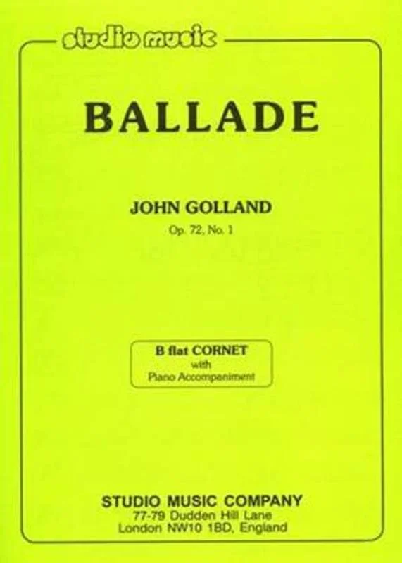 Ballade Trumpet/Piano Book