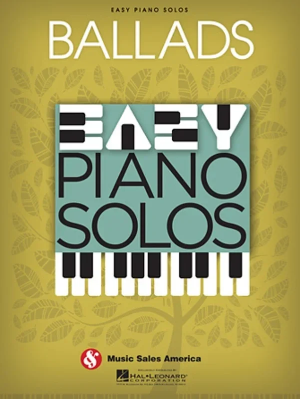 Ballads – Easy Piano Solos Softcover Book (Piano)