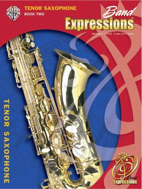 Band Expressions Book 2 Gr 2 Student Tenor Sax Book/CD