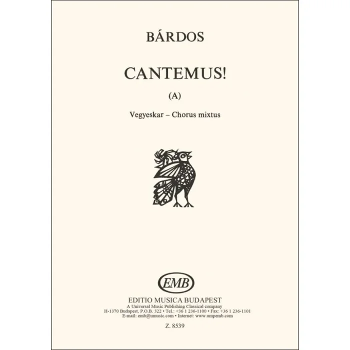 Bárdos, Lajos – Cantemus ! (A)