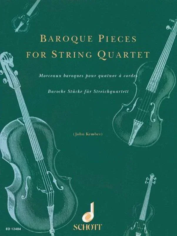 Baroque Pieces For String Quartet Arr Kember (Set Of Parts) Book