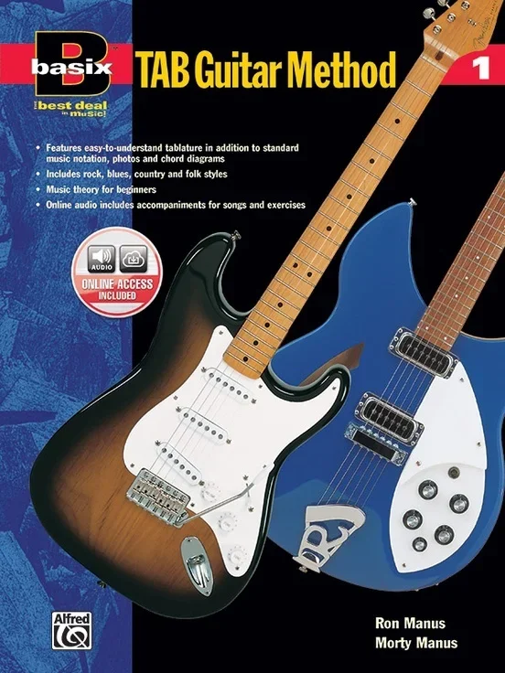 Basix Tab Guitar Method 1 Book/ECD