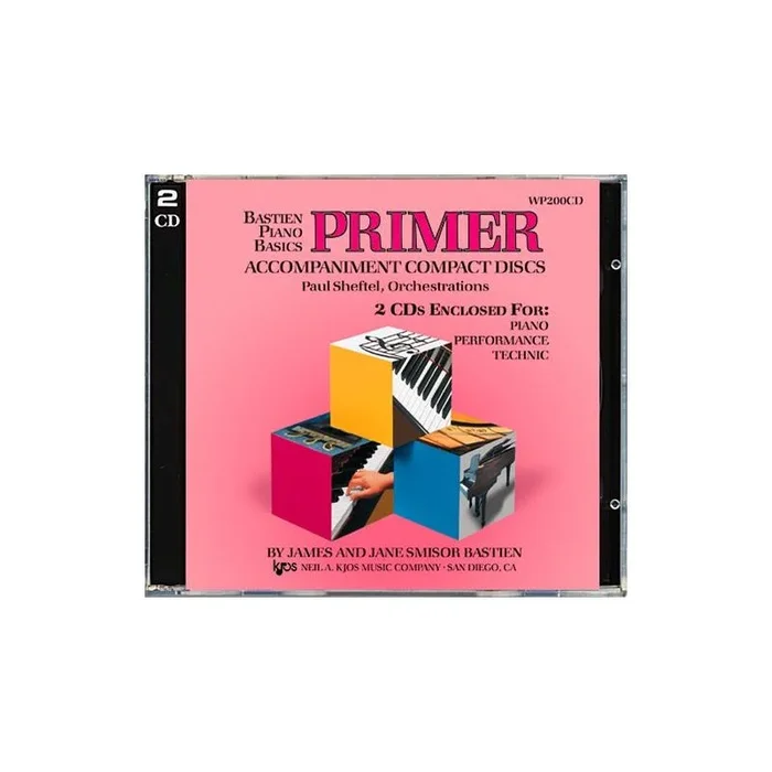 Bastien, James – Piano Tecnica Repertorio Cd Accomp Liv Prep 2 Cd