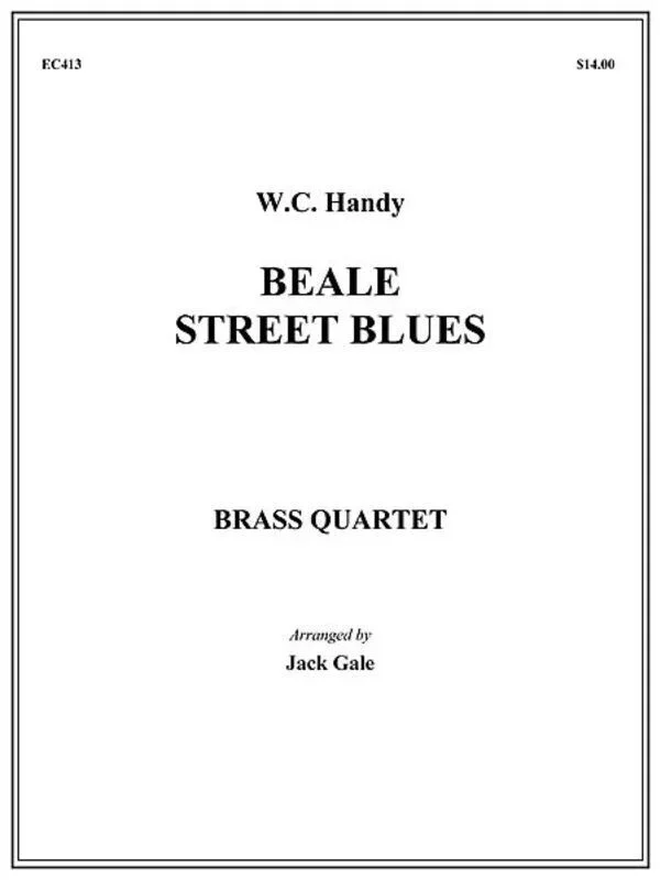 Beale Street Blues Arr Gale Brass Quartet Book