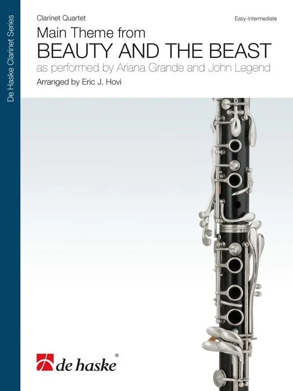 Beauty And The Beast Clarinet Quartet Score/Parts Book