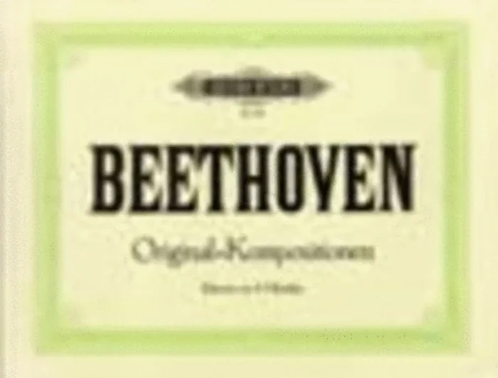 Beethoven – Original Compositions Piano Duet (Softcover Book)