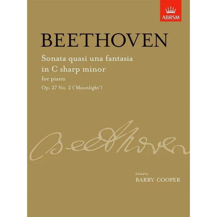 Beethoven – Sonata In C Sharp Minor Op. 27 No.2 ‘Moonlight‘
