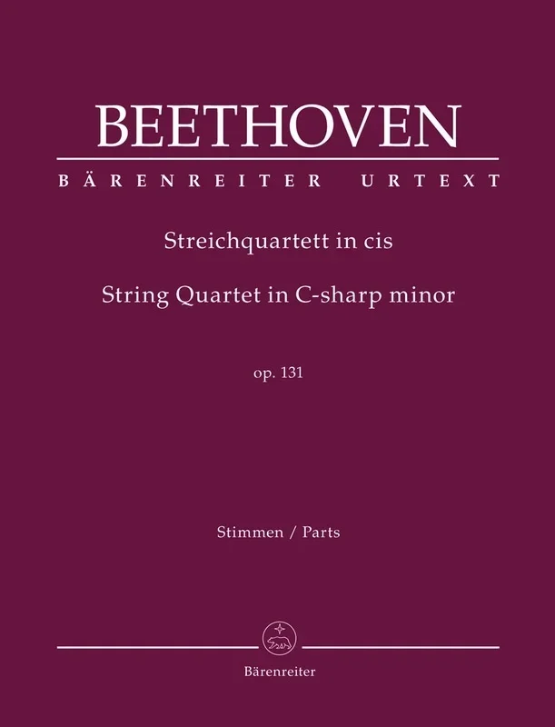 Beethoven – String Quartet C Sharp Minor Op 131 Parts
