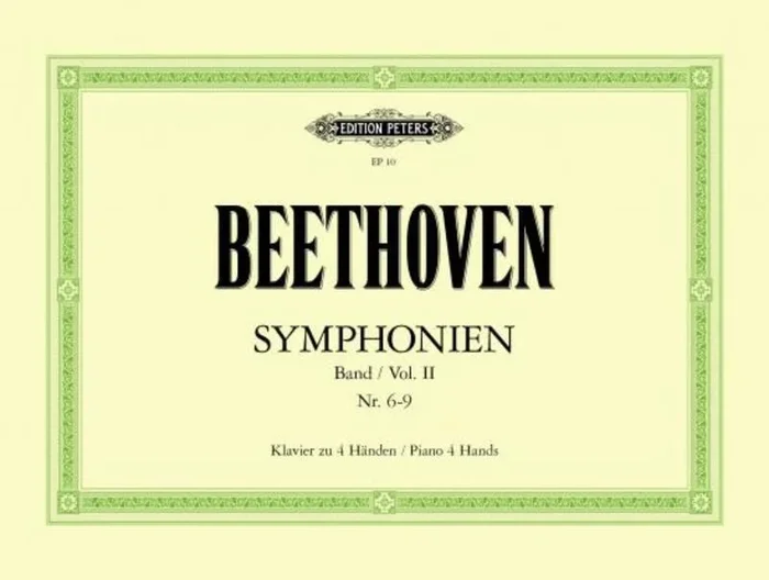Beethoven – Symphonies Vol 2 Nos 6-9 Piano Duet (Softcover Book)