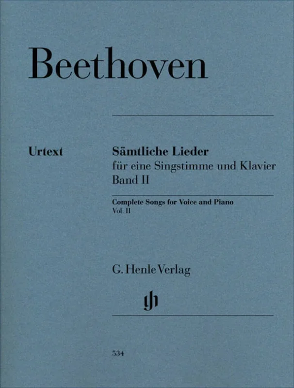Beethoven: Complete Songs for Voice and Piano – Volume 2