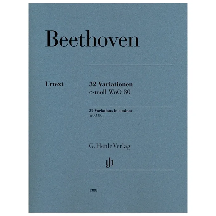 Beethoven, Ludwig van – 32 Variations c minor WoO 80
