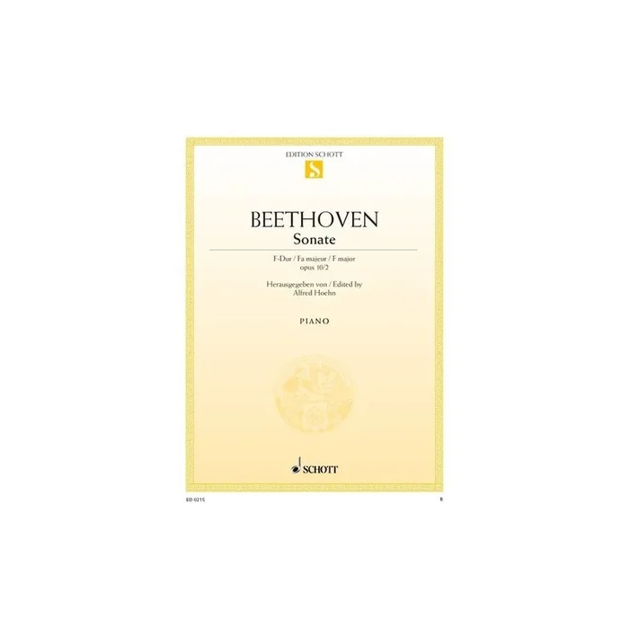 Beethoven, Ludwig van – Sonata F major op. 10/2