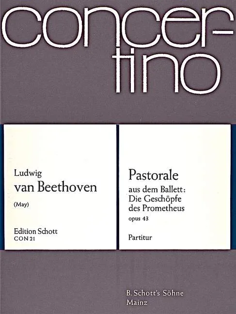 Beethoven, Ludwig van : Beethoven, Ludwig van : Pastorale, C Major – orchestra – Schott Digital
