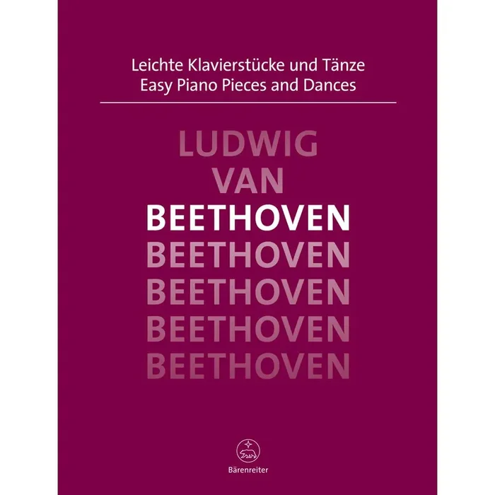 Beethoven, Ludwig van Easy Piano Pieces & Dances Beethoven