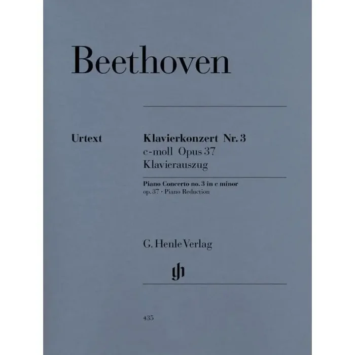 Beethoven, Ludwig van Piano Concerto no. 3 in c minor op. 37