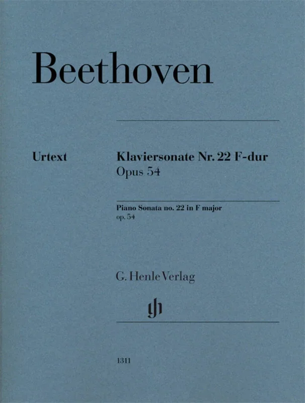 Beethoven: Piano Sonata No. 22 in F Major, Op. 54