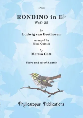 Beethoven : Rondino In Eb: Wind Quintet: Score & Parts