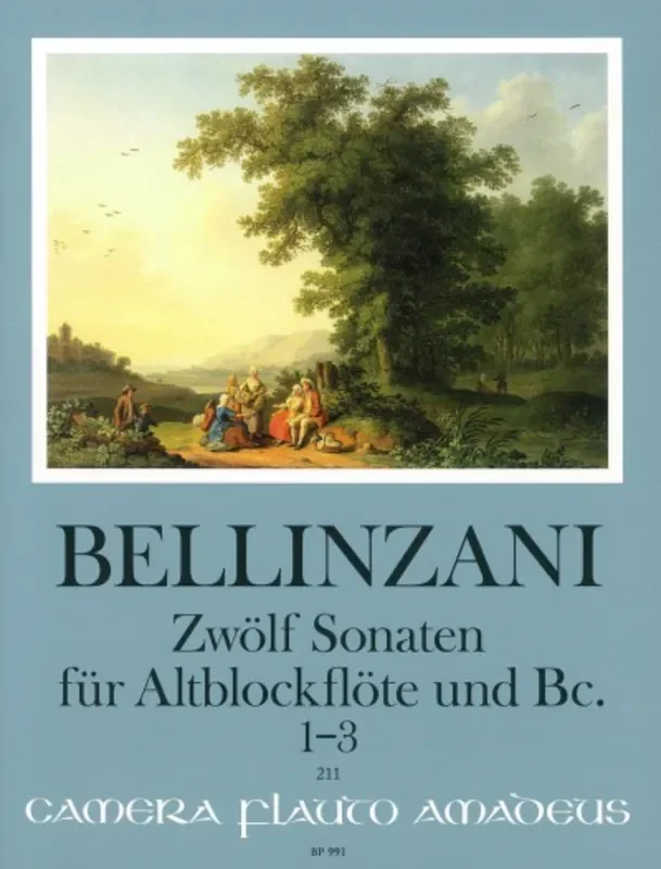 Bellinzani 12 Sonatas for Alto Recorder & Continuo – Nos. 1-3
