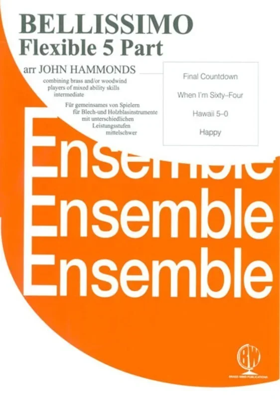 Bellissimo Flexible 5 Part Ensemble (Music Score/Parts) Book