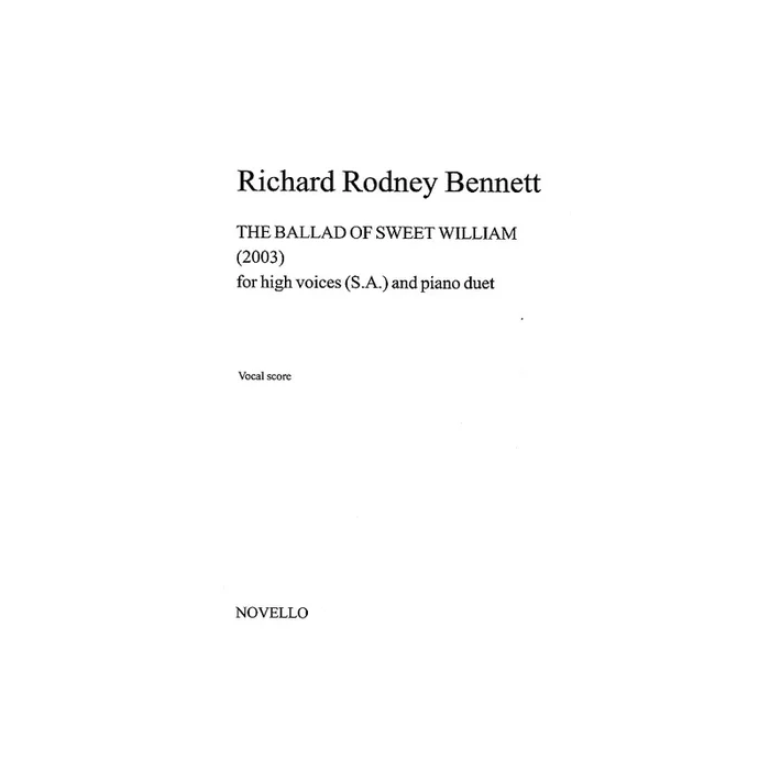 Bennett, Richard Rodney – The Ballad Of Sweet William