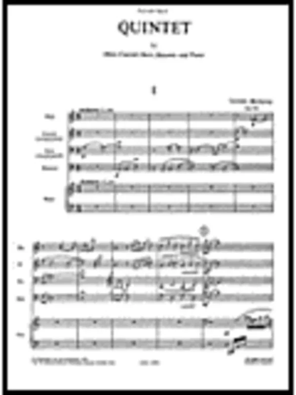 Berkeley Quintet Op 90 Score & Parts(Arc