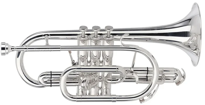 Besson (BE928G-S) Sovereign Cornet – Silver Plated