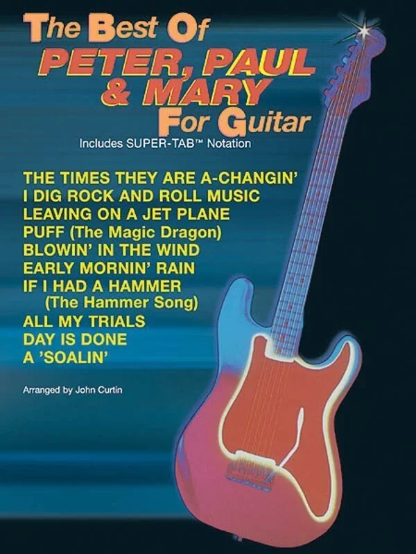 Best Of Peter Paul and Mary For Guitar TAB (Softcover Book)