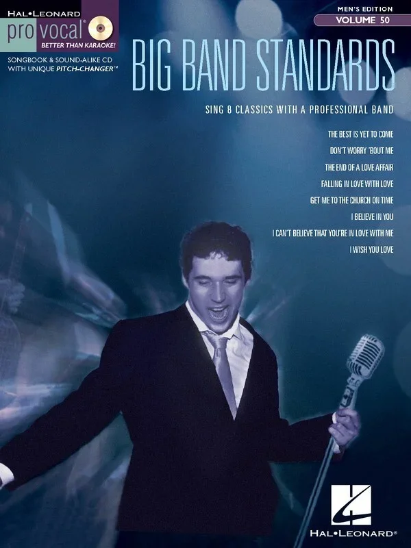 Big Band Standards Pro Vocal Mens Ed V50 Book/CD (Softcover Book/CD)