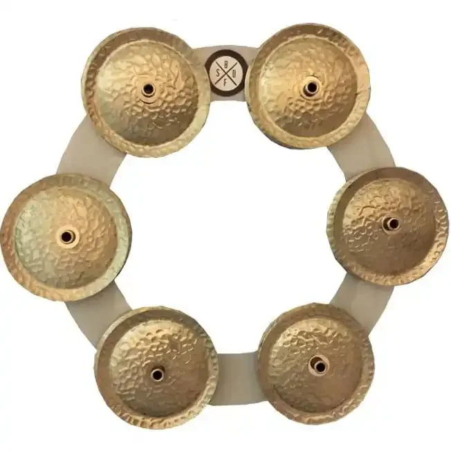 Big Fat Snare Drum Bling Ring – White Copper