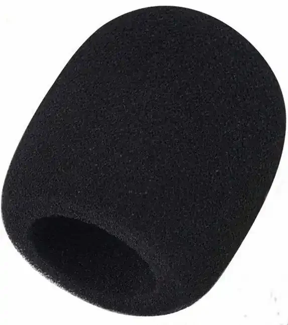 Black Foam Microphone Windshieldf