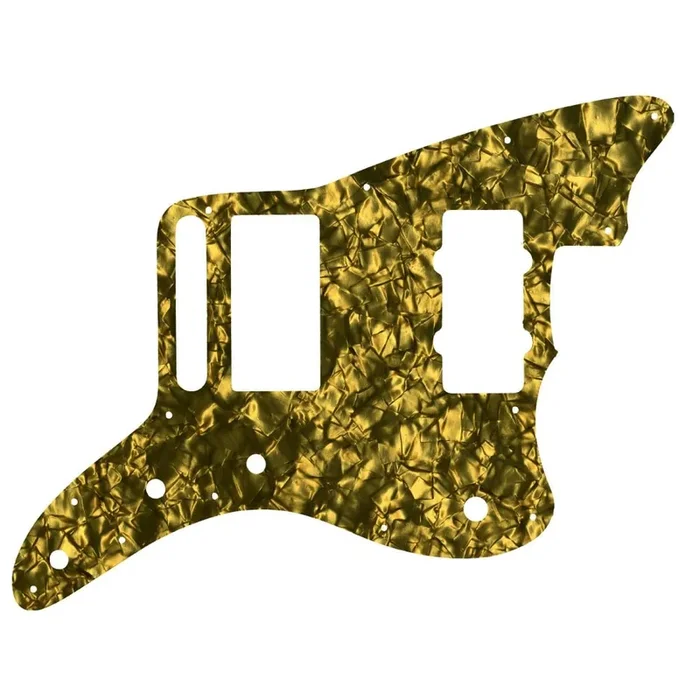 Blacktop Series Jazzmaster – Gold Pearl Black/White/Black Lamination