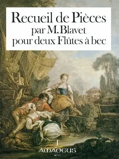 Blavet Recueil De Pieces for 2 Alto Recorders – Volume 1