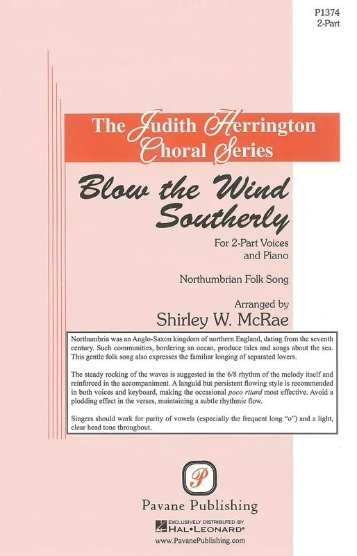 Blow The Wind Southerly 2Pt Book