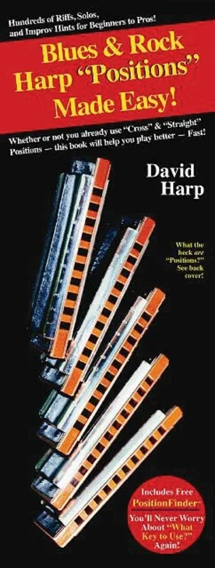 Blues and Rock Harp Positions Made Easy (Softcover Book)