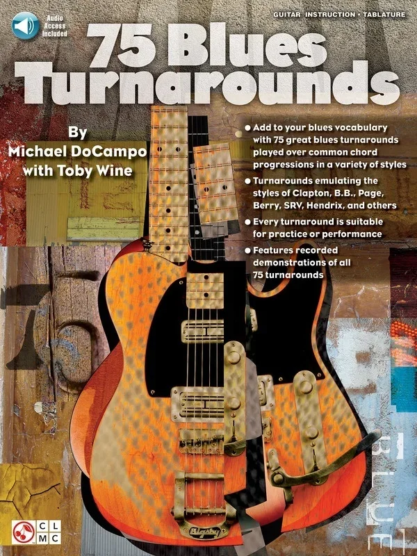Blues Turn Arounds 75 Book/CD Guitar (Softcover Book/CD)