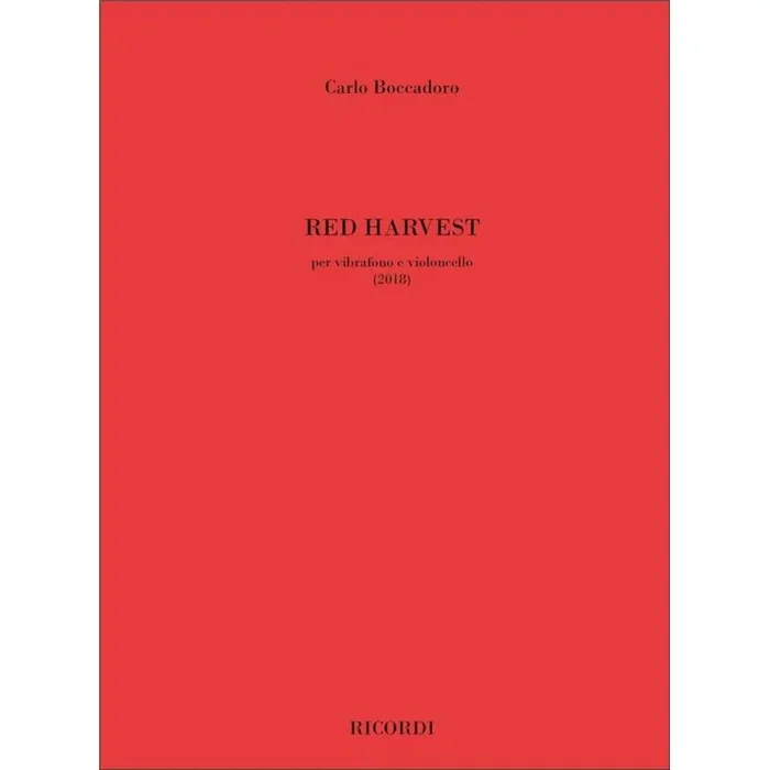 Boccadoro, Carlo – Red Harvest