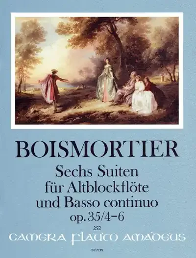 Boismortier 6 suites op. 35 – Volume II Suites 4-6