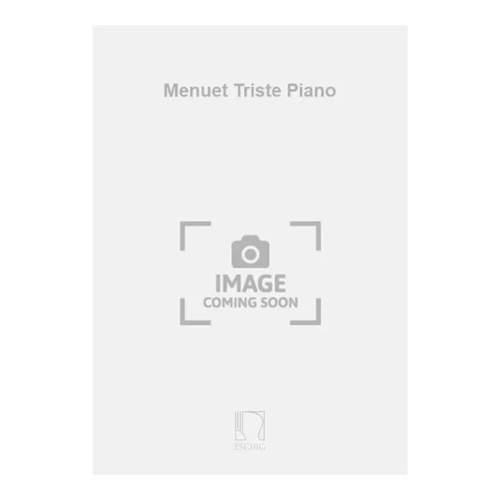 Bonnal, Joseph Ermend – Menuet Triste Piano