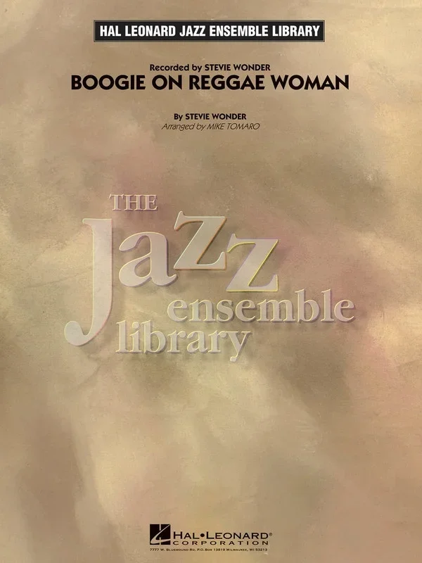 Boogie On Reggae Woman Je4 Score/Parts