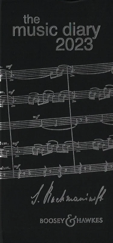 Boosey & Hawkes Music Diary 2023 Black Softcover Book