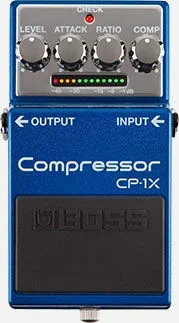 BOSS CP-1X Multiband Compressor Pedal – Advanced Dynamic Control for Guitar