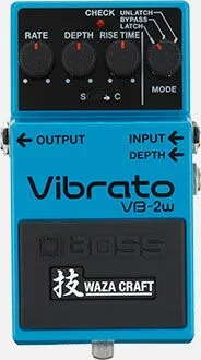 BOSS VB-2W WAZA CRAFT Vibrato Pedal – Compact Stompbox for Unique Guitar Textures