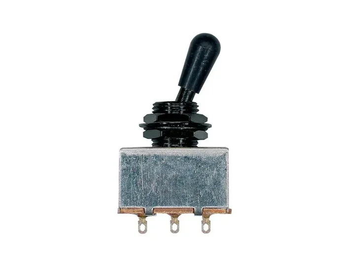 Boston (SW-5-BB) 3 Way Block Style Selector / Toggle Switch – Black