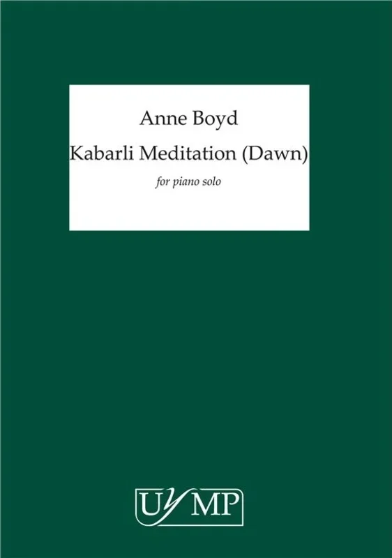 Boyd – Kabarli Meditation (Dawn) For Piano (Softcover Book)