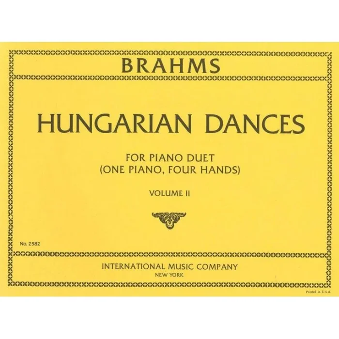 Brahms, Johannes – Hungarian Dances Volume 2 Vol. 2