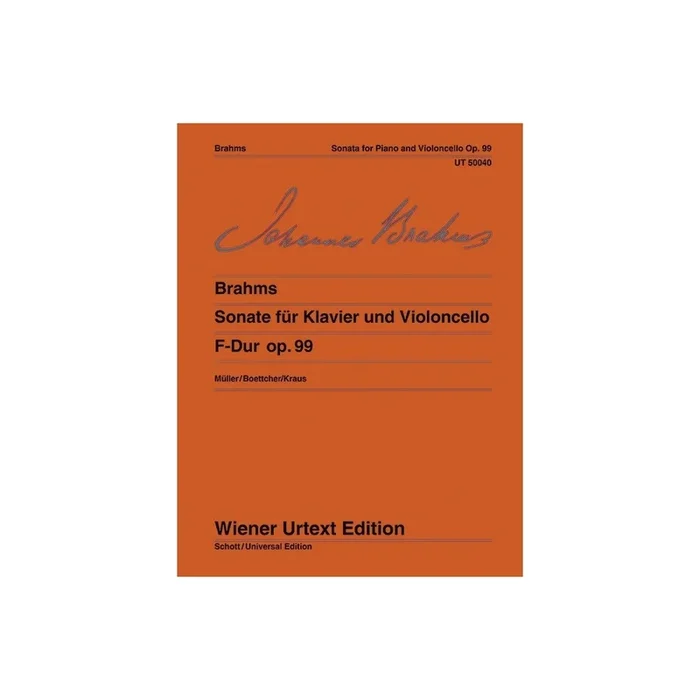 Brahms, Johannes – Sonata F major op. 99