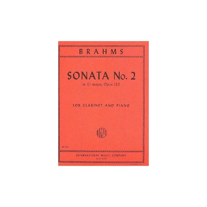 Brahms, Johannes – Sonata No. 2 op. 120