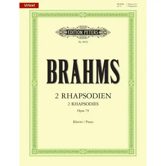Brahms, Johannes Rhapsodies Op. 79